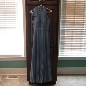 Dusty Blue Azazie formal dress